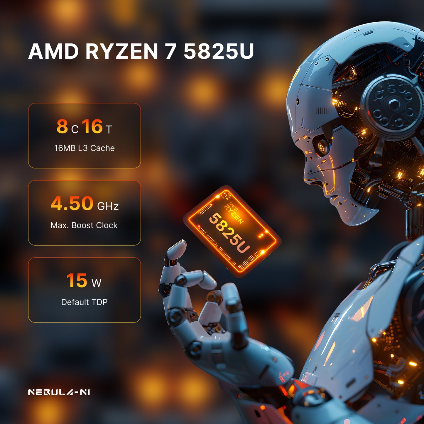 ORIGIMAGIC Mini PC N1 - Ryzen 7 5825U, 32GB DDR4 1TB SSD