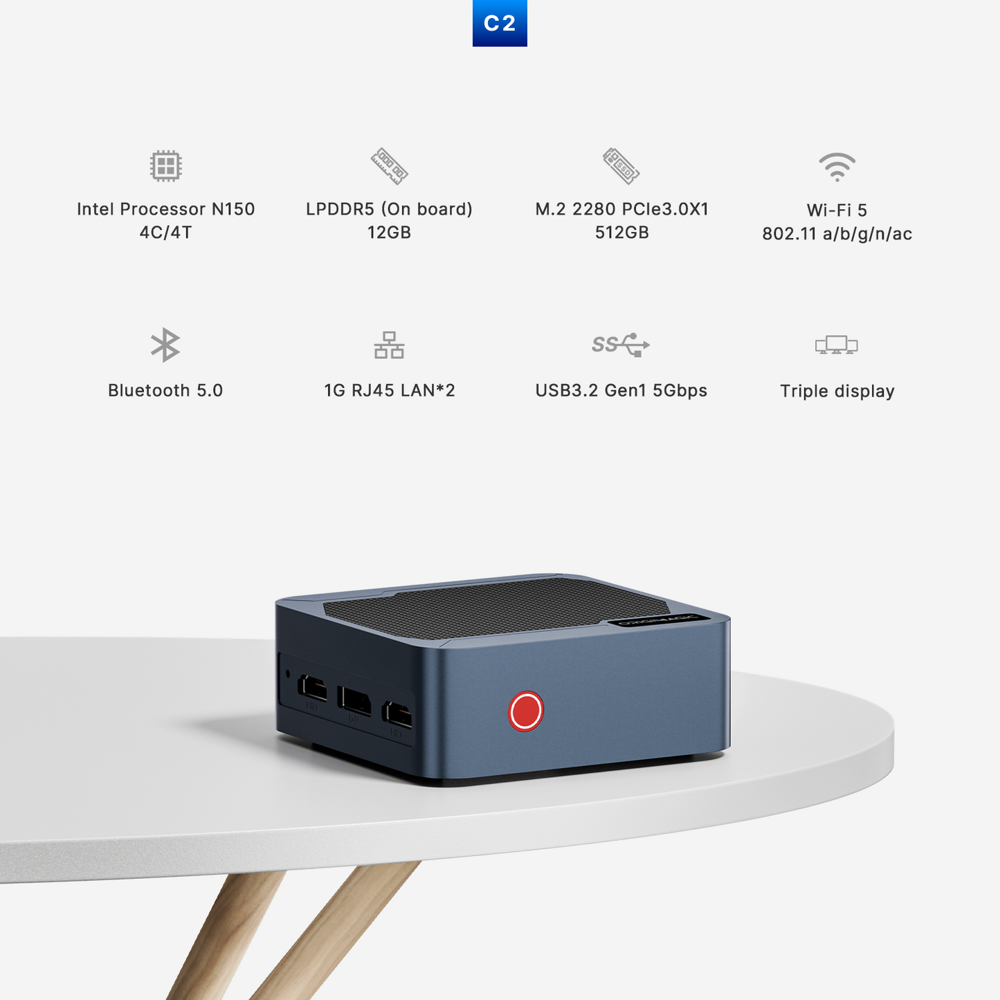 ORIGIMAGIC Mini PC C2- Intel N150