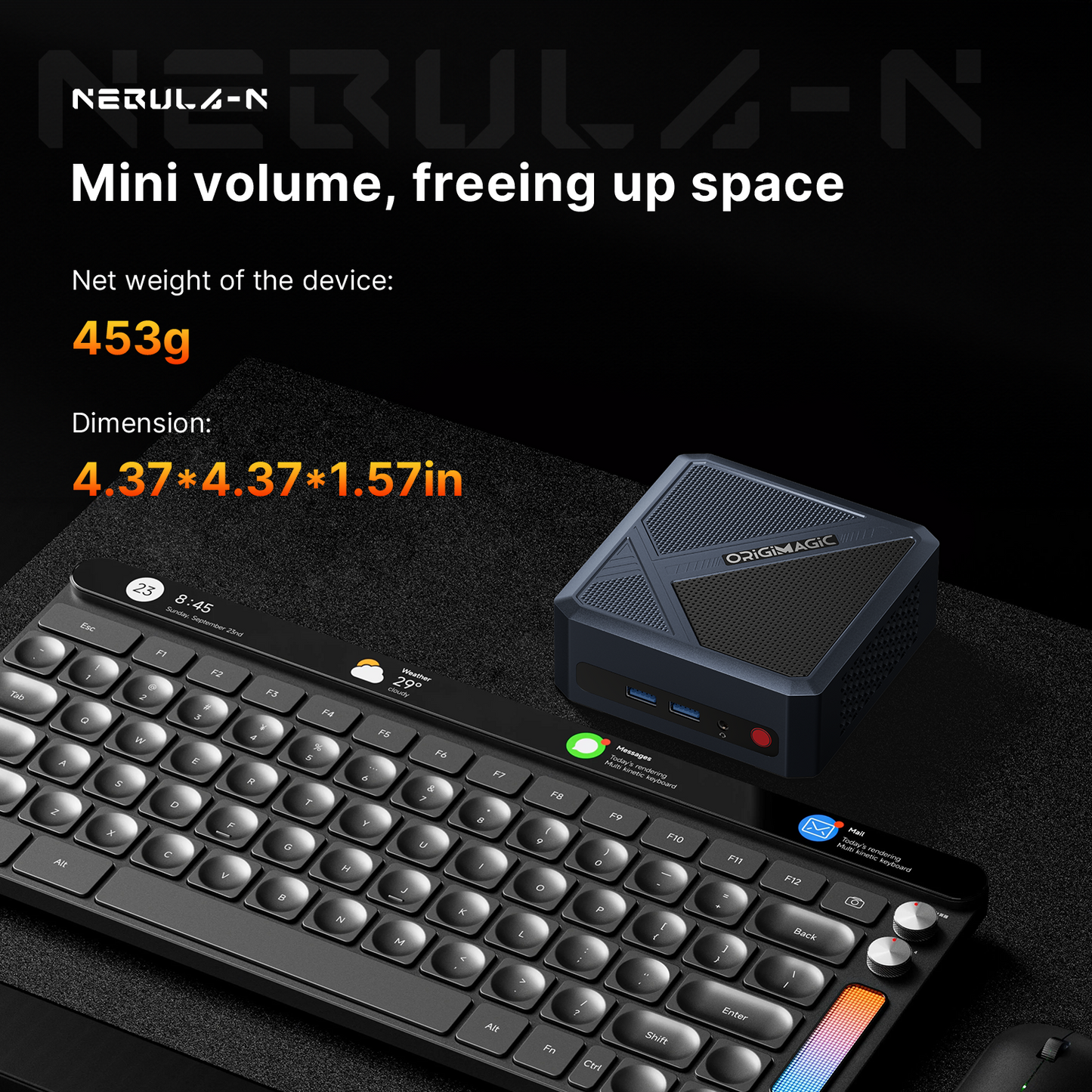 ORIGIMAGIC Mini PC N1 - Ryzen 7 5825U, 16GB DDR4 512GB SSD