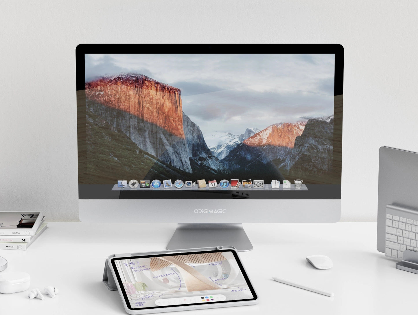 Origimagic All-in-One  Desktop PC, Intel Celeron J4025 Processor, 64GB RAM 1TB Storage, Wired Keyboard&Mouse, Win 11 Home