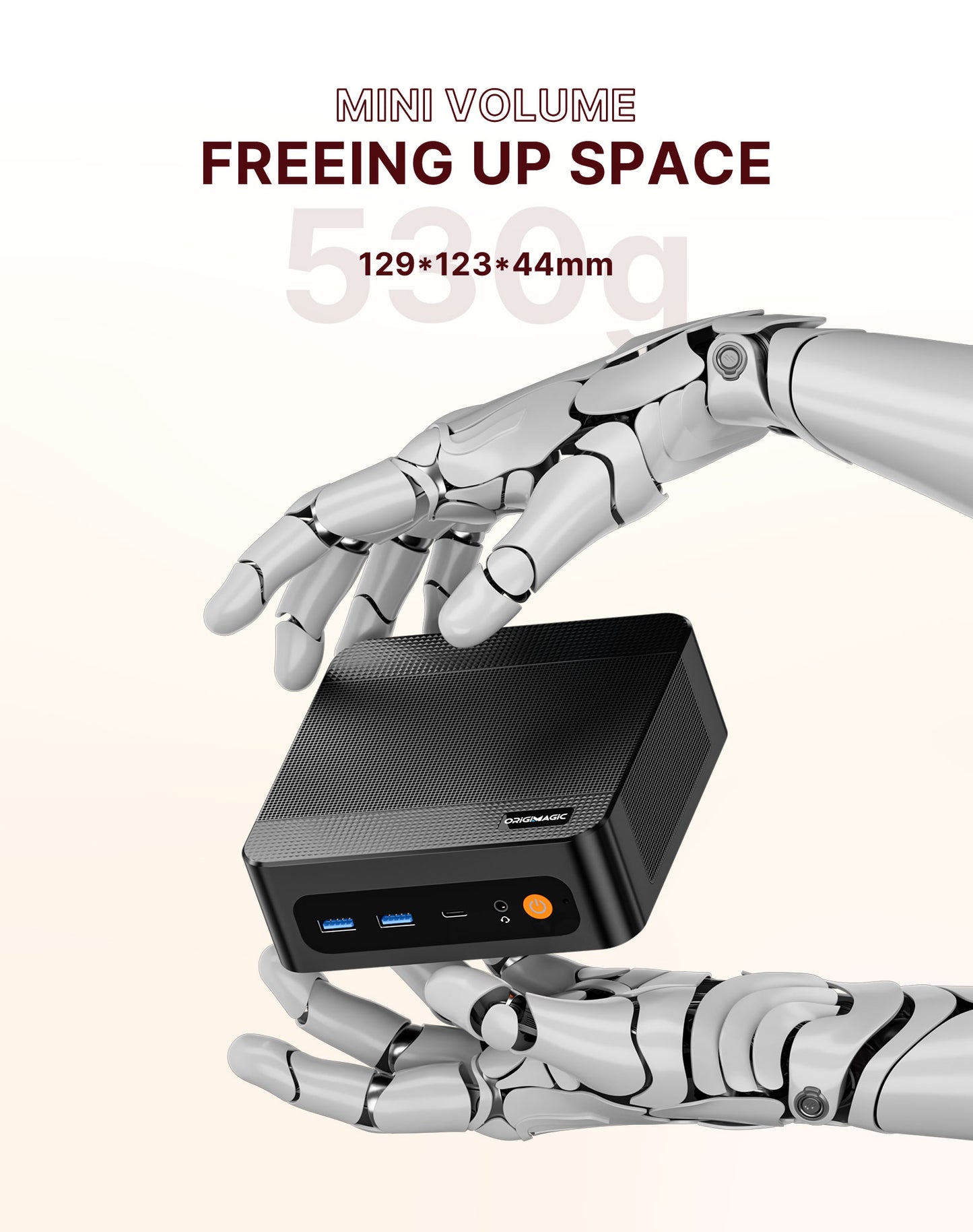 N4 Gaming Mini PC AMD Ryzen 9 6900HX(8C/16T,Up to 4.9Ghz) Windows 11 Pro 32GB DDR5 1TB M.2 NVME SSD Mini Desktop Computer/Dual Gigabit LAN/WiFi 6E/BT5.3/4K Triple Display(HDMI 2.0/DP/USB-C)