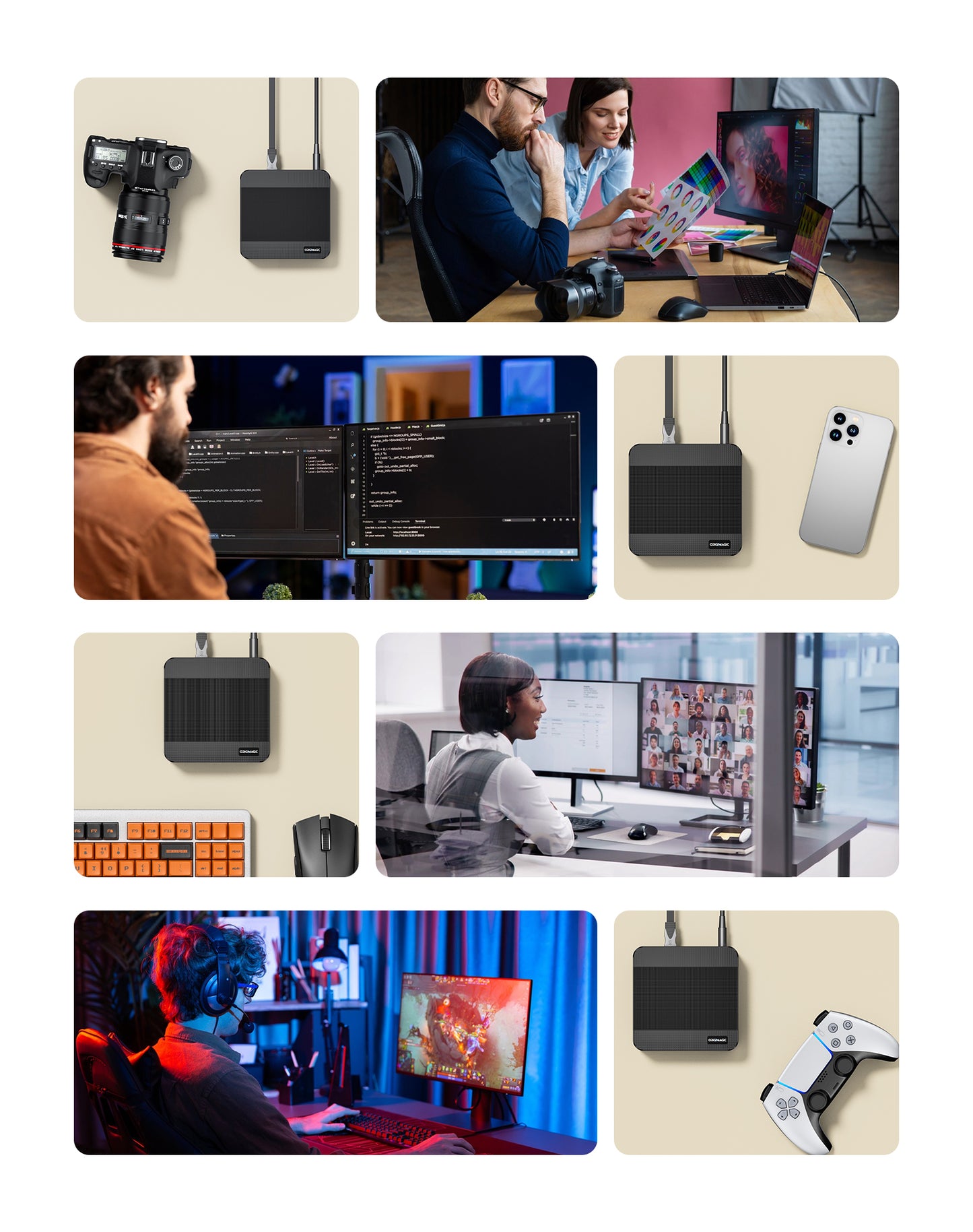 N4 Gaming Mini PC AMD Ryzen 9 6900HX(8C/16T,Up to 4.9Ghz) Windows 11 Pro 32GB DDR5 1TB M.2 NVME SSD Mini Desktop Computer/Dual Gigabit LAN/WiFi 6E/BT5.3/4K Triple Display(HDMI 2.0/DP/USB-C)